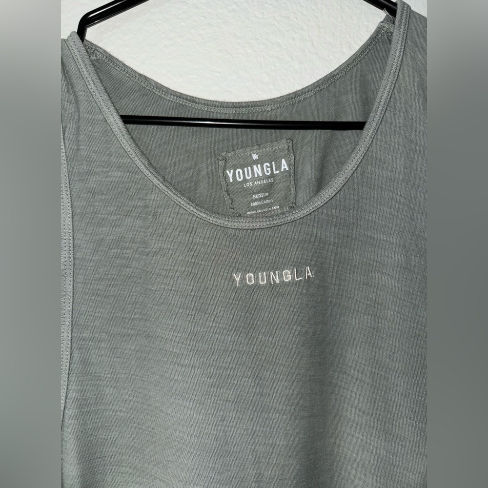 YoungLA tank top- men’s medium- gray - Picture 4 of 4